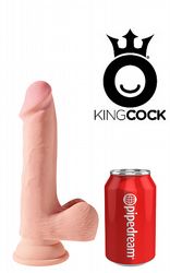Dildos med pung King Cock Triple Density 22 cm