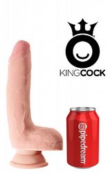 Dildos med pung King Cock Triple Density 24 cm