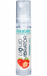 Lustfrhjande Liquid Vibrator Strawberry 10 ml