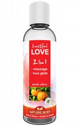 Massageoljor Massageljus Lustful Love 2 in 1 Exotic Citrus 100 ml