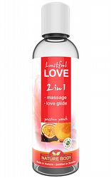 Smaksatt glidmedel Lustful Love 2 in 1 Passion Peach 100 ml