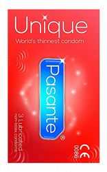 Kondomer Pasante Unique 3-pack