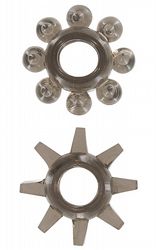 Power Stretchy Rings Black 2-pack