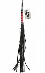Piskor Paddlar Red & Black Stripe Flogger