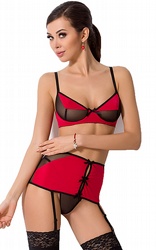 Sexiga set Sandra Set Red