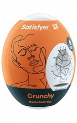 Onanihjälpmedel Satisfyer Masturbator Egg Crunchy