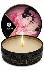 Massageoljor Massageljus Shunga Massage Candle Rose 30 ml