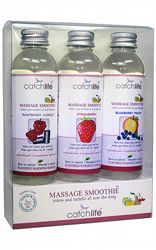 Massageoljor Massageljus Smoothie Gift Box 3x75 ml