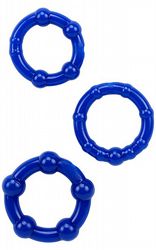  Stay Hard Rings Bl 3-pack