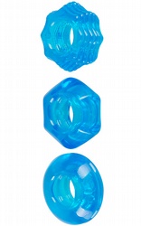  Stretchy Cock Ring Set 3-pack