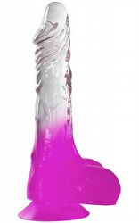 Two Tone Rosa Dildo 18 cm